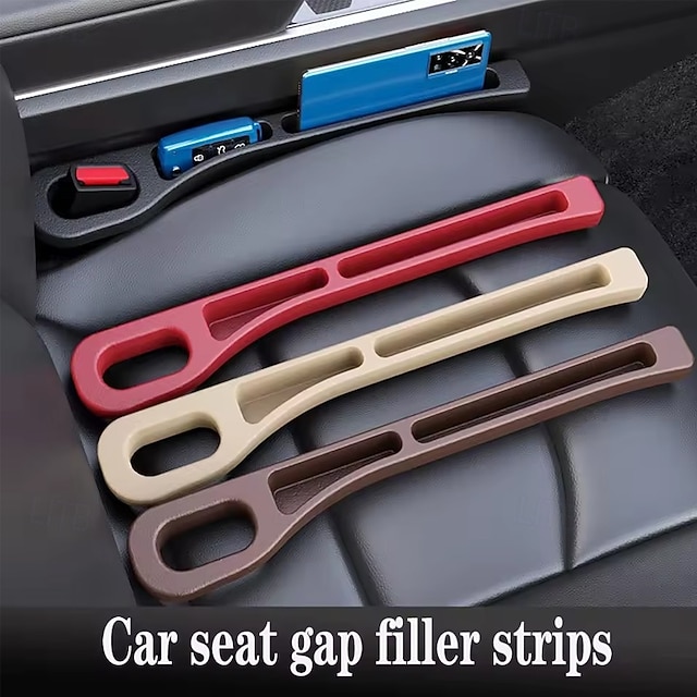  2 pezzi di tappo per fessure del sedile dell'auto, striscia anti-perdite, accessori per interni auto, scatola portaoggetti per sedili, tappo anti-perdite, accessori per auto modificati