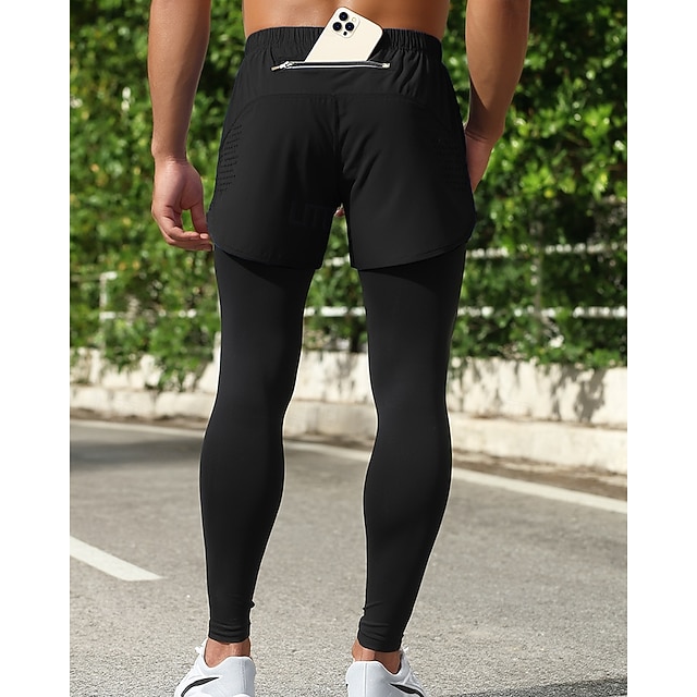  Ανδρικά Pantaloni Scurți de Alergat σορτς με κολάν Τσέπη Παντελόνια Φούστες Ένδυση γυμναστικής και άθλησης Γυμναστήριο Προπόνηση Γρήγορο Στέγνωμα Ελαφρύ Αναπνέει Τρέξιμο Γιόγκα Κανονικό ΑΘΛΗΤΙΚΑ ΡΟΥΧΑ