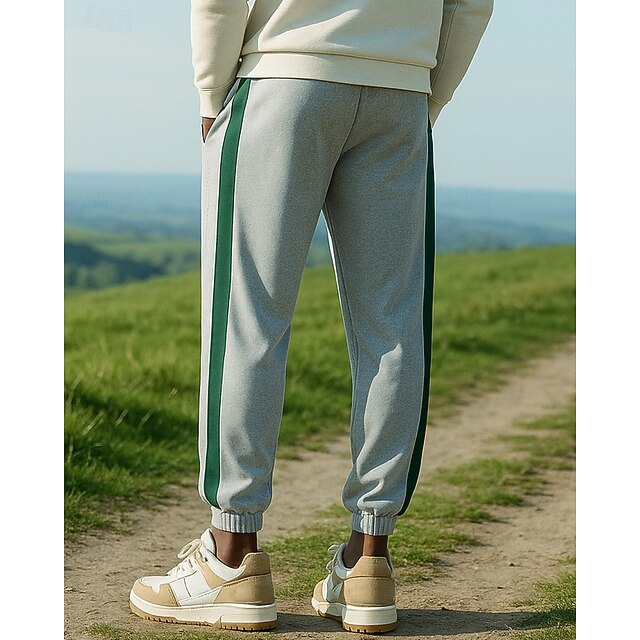 Pantaloni Da Jogging In Pile MP Da Uomo - Grigio Canna Di Fucile - Foto 2