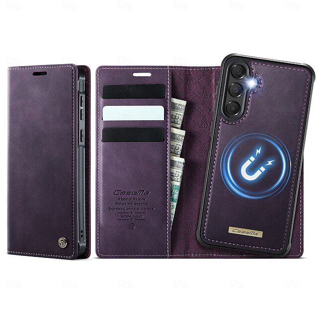  teléfono Funda Para Samsung galaxia A55 5G A52 A13 Gire la tapa Desmontable Magnética Caballete TPU Cuero de PU
