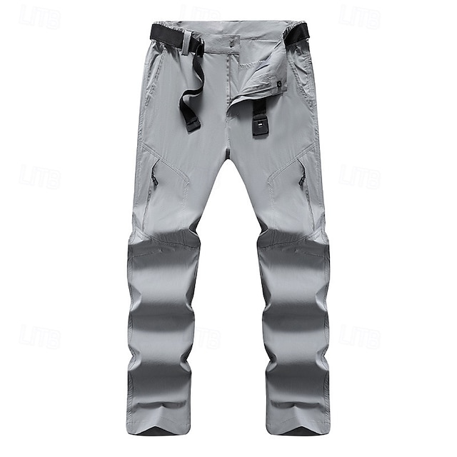  Herre Cargo-bukser Trekkingbukser Vandreregnbukser Fleece bukser Vinter Udendørs Regulær Vandtæt Vindtæt Hurtigtørrende Underdele Lomme Sort Mørkegrå Campering & Vandring Løb S M L XL XXL
