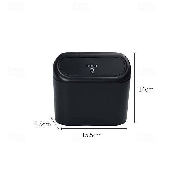  Závěsný odpadkový koš na dveře auta, mini odpadkový koš do auta s víkem, multifunkční úložný box, organizér na opěradlo sedadla, boční závěsný kontejner pro vozidla