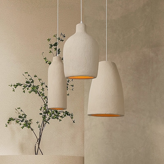  Lampa wisząca wabi sabi w stylu orientalnym, wysokość 51 cm, ciepłe białe światło, e26 e27, regulowany łańcuszek