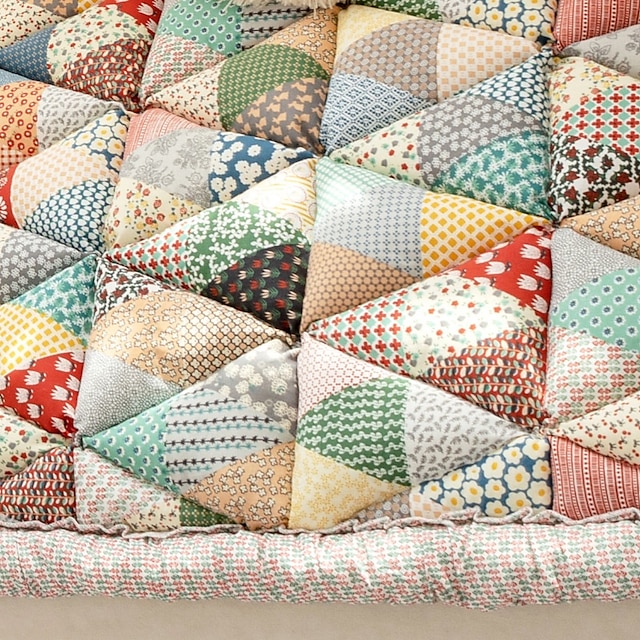  Funda protectora para sofá de algodón con estilo de jardín