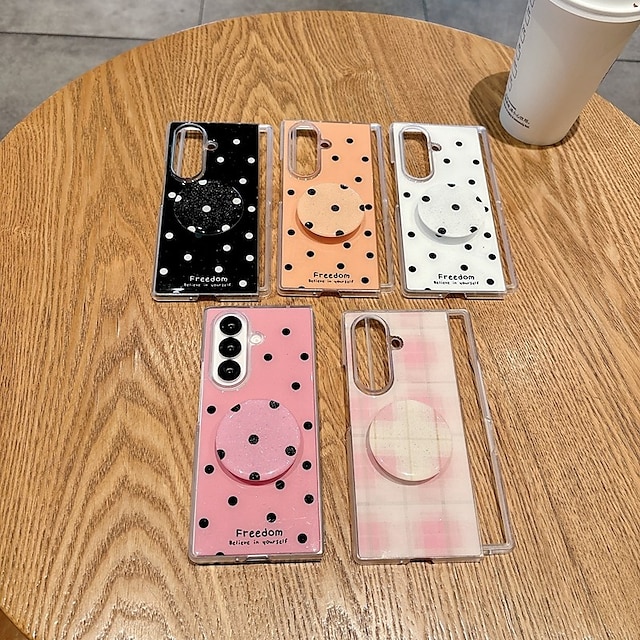 Phone Case For Samsung Galaxy Z Fold 7 Z Fold 6 Z Fold 5 Z Fold 4 Back Cover with Stand Holder Shockproof Retro TPU PU Leather