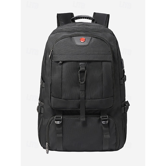  Rucsac extensibil pentru bărbați, cu capacitate mare, din material hidrofug, port de încărcare USB, design cu mai multe compartimente, geantă de laptop casual pentru exterior și călătorii