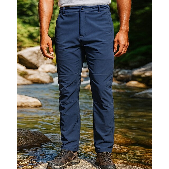  Herren Cargohosen Wanderhosen Regenhose zum Wandern Außen Normale Passform Wasserdicht Winddicht Leicht Unterteile Schwarz Armeegrün Camping / Wandern Laufen S M L XL XXL