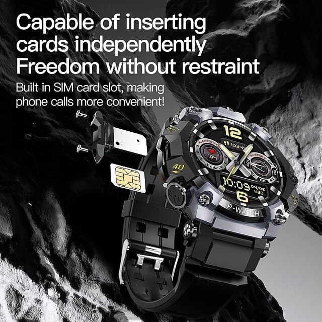 P888 Smart Watch 1.508 inch Smartwatch Fitness Running Watch