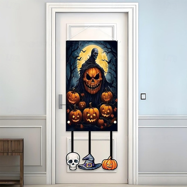  ハロウィンの旗 ゴースト柄の旗 - 屋外用のクリエイティブなホリデーガーデンフラッグ、ハロウィン用の小さなガーデンフラッグ