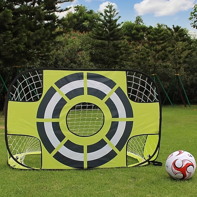  Bersaglio da tiro portatile pop-up per interni/esterni, pieghevole, super shot, per sport, prato, cortile, calcio, allenamento, un pezzo