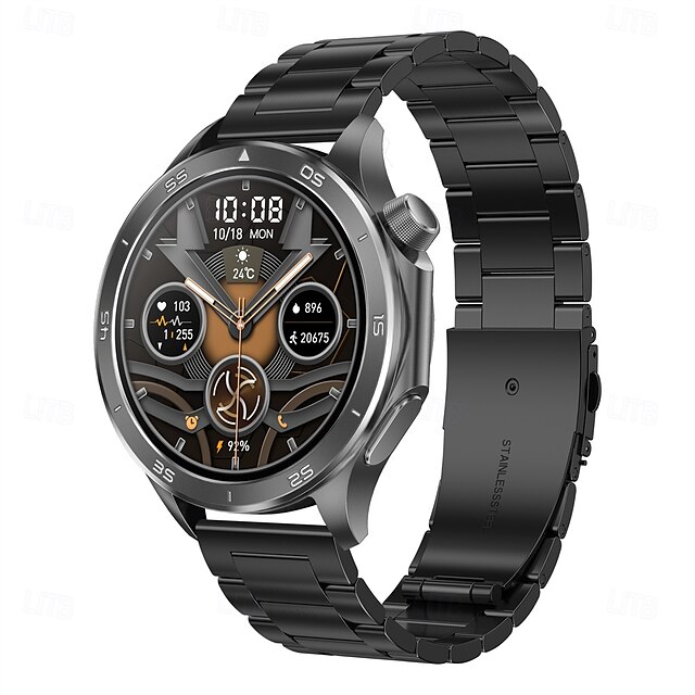  X2 Max Smart Watch 1.53 inch AMOLED HD Screen Bluetooth Call Compass Heart Rate  Fitness Tracker IP68 Waterproof SmartWatch