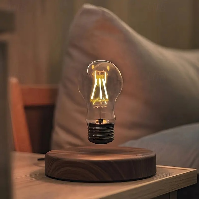  Lumière flottante magnétique à LED jaune chaud, veilleuse tactile, cadeau unique de Noël, nouvel an, anniversaire, pour salon, chambre à coucher, bureau, décoration de la maison
