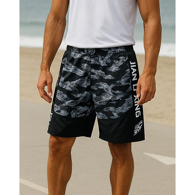 Men's Running Shorts Basketball Shorts Activewear Zip Up Pocket High Waist Bottoms Athleisure Gym Workout Soft Lightwear Breathable Gym Workout Athletic Loose Fit Sportswear Activewear Black4