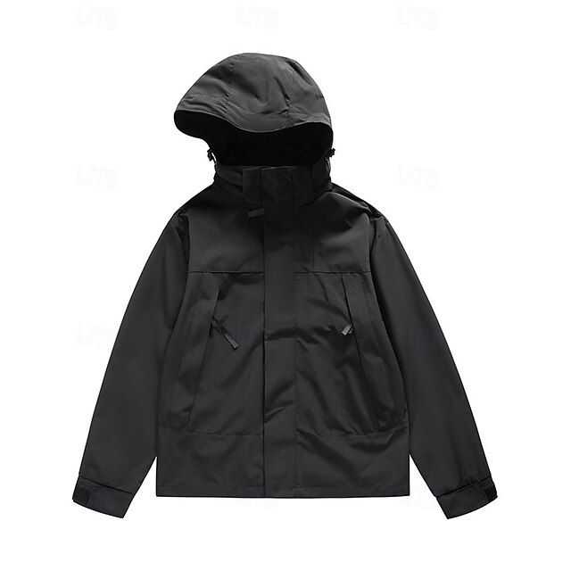 Homens Jaqueta Outdoor Jaqueta de Trilha Jaqueta Hardshell Ao ar livre Prova-de-Água A Prova de Vento Roupas de caminhada Roupas de caminhada Primavera Outono Blusas Campismo / Escursão