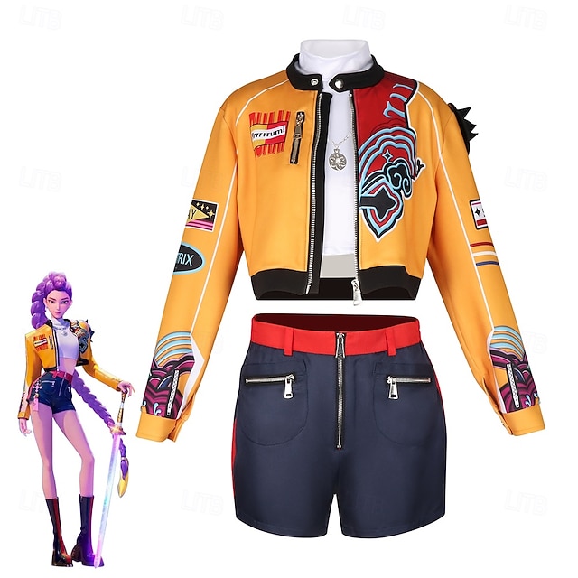KPop Demon Hunters Rumi Demon Hunters Huntrix Costume Fancy Dress