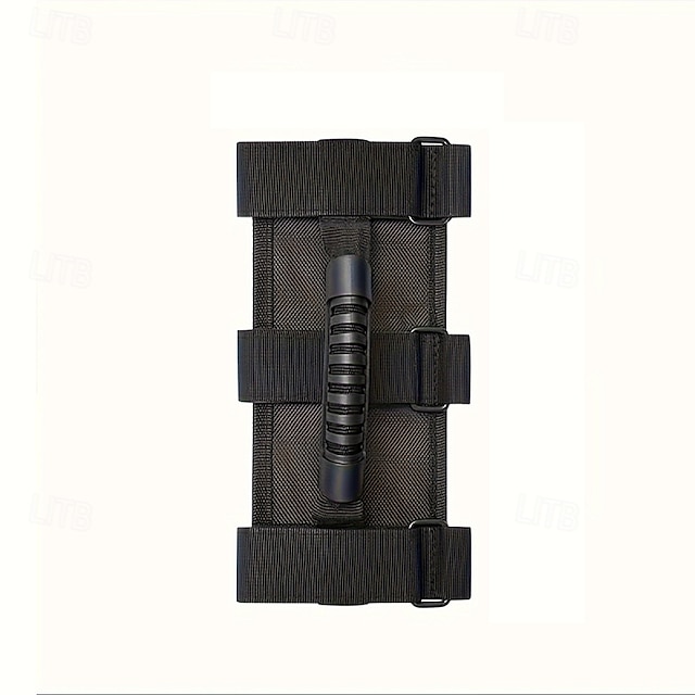  1Pcs Heavy Duty Grab Bar Handles for Jeeps UTVs and Quads with 3 Straps Design Fits 1 1/2 to 3 Inch Roll Bars Secure Left-Hand Access for Enhanced Safety Durable Nylon Straps