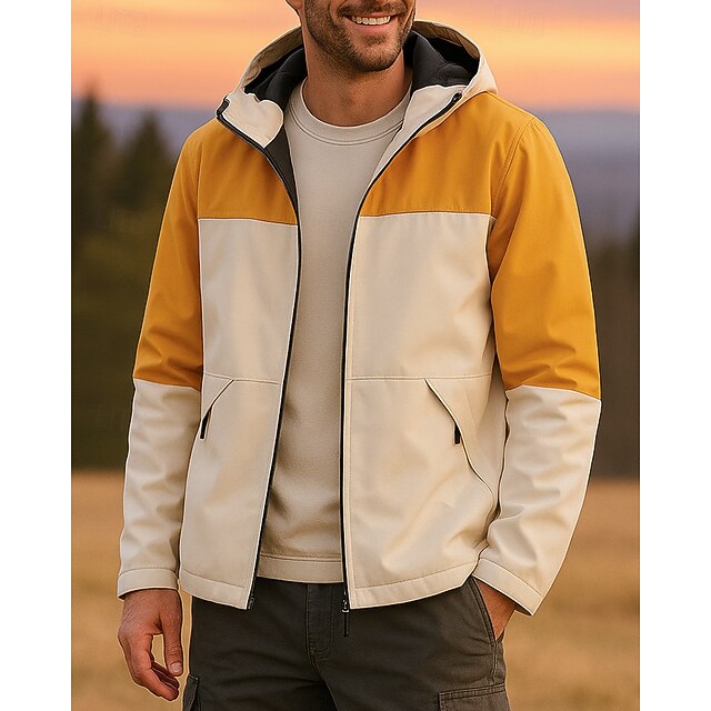  Per uomo Giacca a Vento Giacca softshell Giacca da escursionismo Esterno Fodera in Pile Termico Impermeabile Antivento Abbigliamento da trekking Abbigliamento da trekking Inverno Autunno Giacca