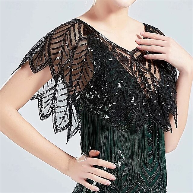  Damesomslag Elegant Zonbescherming Korte mouw Kant Bruiloftsomslagen Met Kristaldetails Voor Formeel Zomer