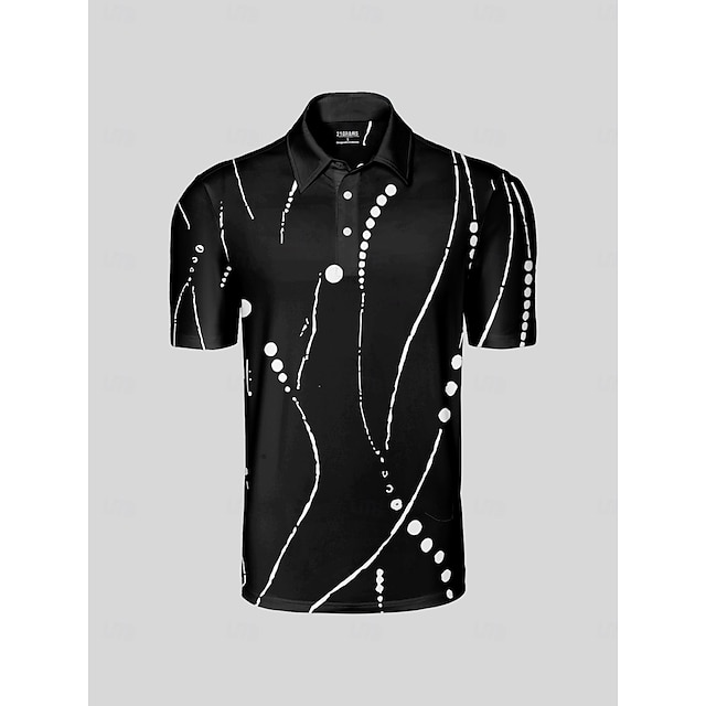  Homme T-shirt POLO Noir Blanche Rouge Manche Courte Top Tenue de golf Vêtements Tenues Porter des vêtements