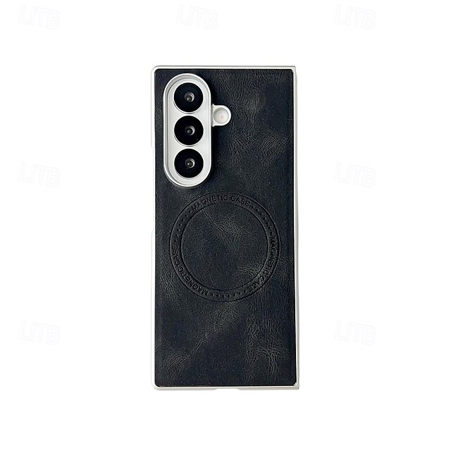  telefon Etui Til Samsung Galaxy Z-brett 7 Z Brett 6 Z Fold 5 Z Fold 4 Z Fold 3 Bakdeksel Magnetisk Støtsikker Kontor / Bedrift TPU PU lær