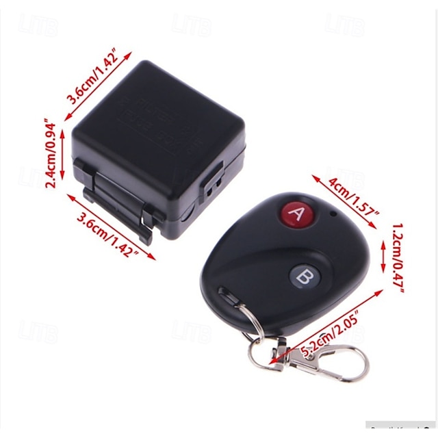  DC12V 1CH RF Wireless Fernbedienung Schalter/Learniang Code Relais Empfänger Power On Off Schalter 433 MHz