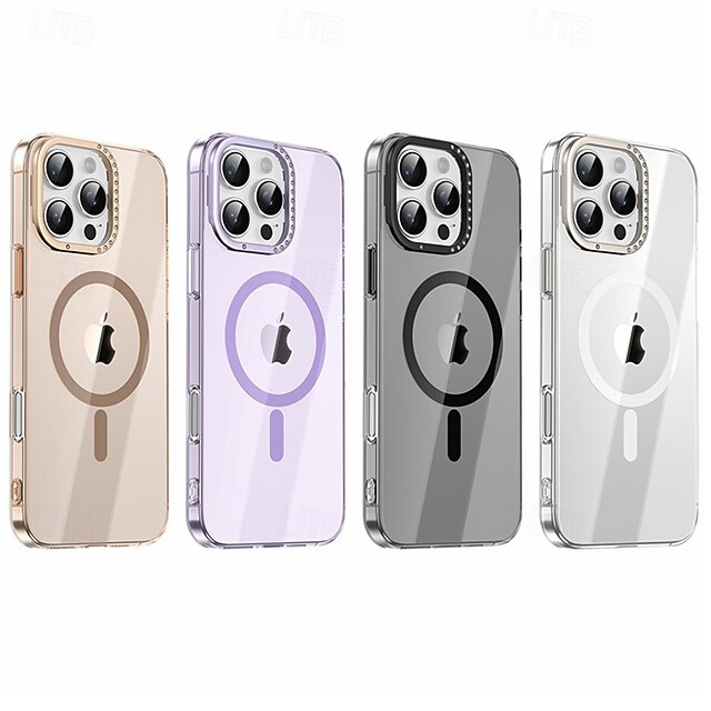  телефон Кейс для Назначение айфон 16 айфон 16 про айфон 16 про макс айфон 15 iPhone 15 Pro Max Кейс на заднюю панель со стендом Магнитный Поддержка беспроводной зарядки Ретро ПК