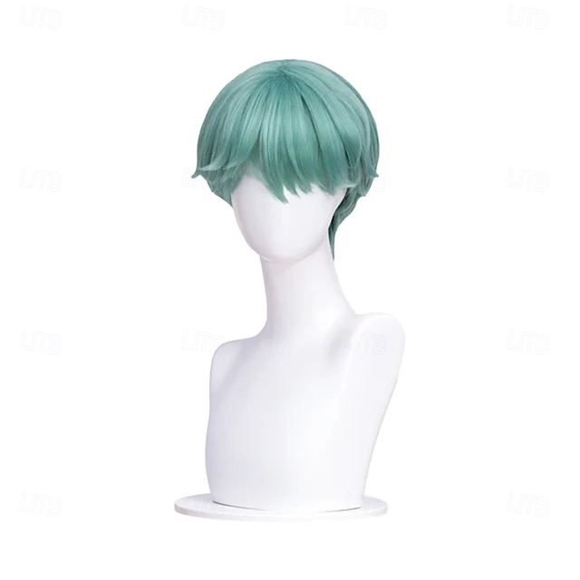  Filme anime kpop caçadores de demônios cosplay bebê peruca curta verde