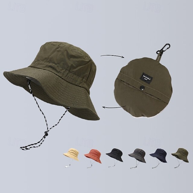  Sonnenhut Eimerhut Hut Packbar Wasserdicht Schnelltrocknend Sommer Unisex Angeln Aktivität