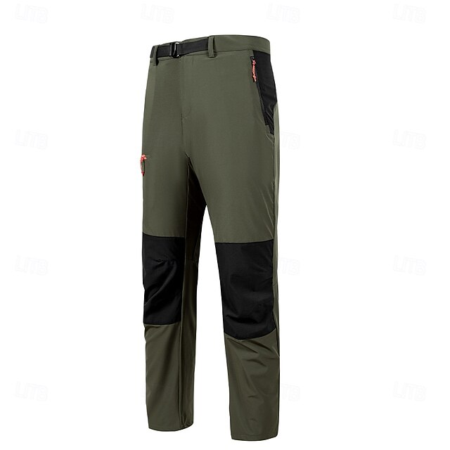 Men's Combat Trousers Trousers Hiking Pants Outdoor Pants Pocket Fig Leaf Soft Sports Full Length Formal Sports Outdoor Daily Basic Casual Slim ArmyGreen Black 1#4