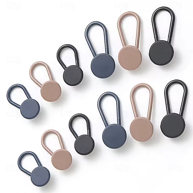  12pcs Adjustable Jeans Button Extenders, Waistband Button Enlargers for Men and Women, Pants Waist Extension Accessories