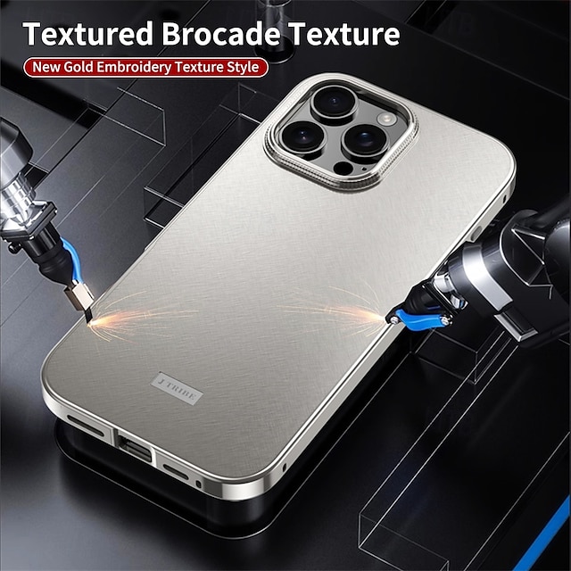  telefon Ügy Kompatibilitás Apple AirTag iPhone 16 Pro Max iPhone 15 14 Pro Max Fekete tok Leválasztható Mágneses Ütésálló PC Fém