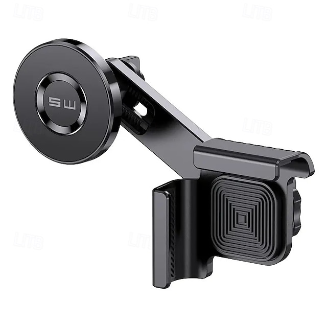  Soporte magnético para teléfono giratorio de 360 grados para vehículos Tesla con protección de silicona y soporte de material ABS antivibración.