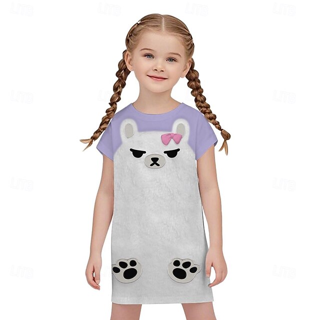 Korean Idol Inspired Pop Star T-shirt Pajamas Fancy Dress Virtual Idol Movie Cosplay for Girls' Kid's Halloween Carnival Performance Comic Con Anime Expo4