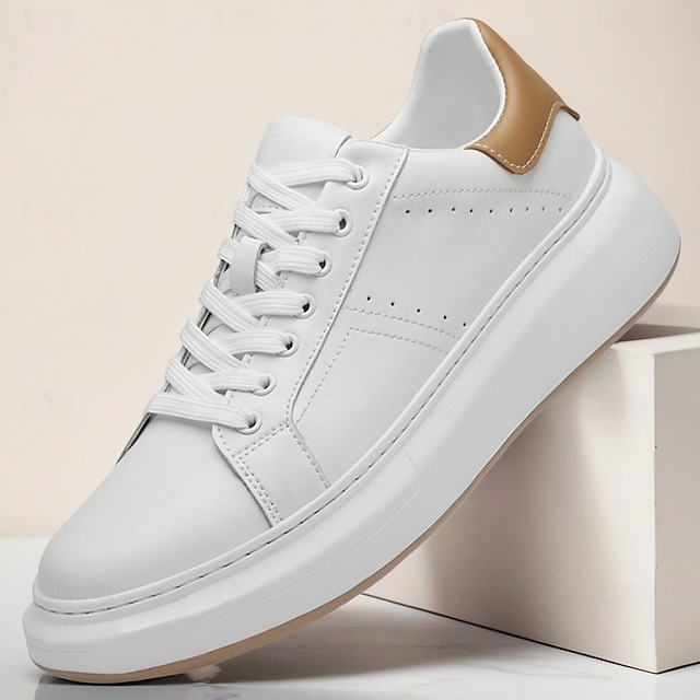  Vita herrsneakers - stilren och mångsidig, för aktiva herrar inom sport och vardagsbruk