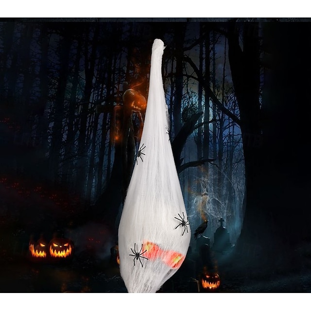  ciondolo a forma di testa di scheletro misterioso, decorazioni spaventose, occhi terrificanti, teschio, gioielli di Halloween