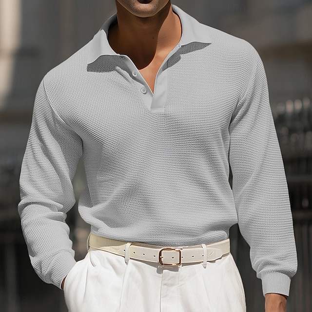 COOFANDY Heren Casual Shirt Korte Mouw Zomer Button Down Textuur Shirts