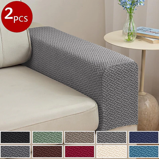 Magic Sofa Arm Covers Recliner Couch Armrest Covers Chair Arm Covers Protectors (Set of 2) 18