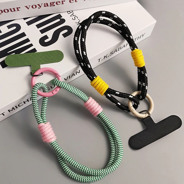 Fashionable two strand simple hand rope simple short wrist rope double ...
