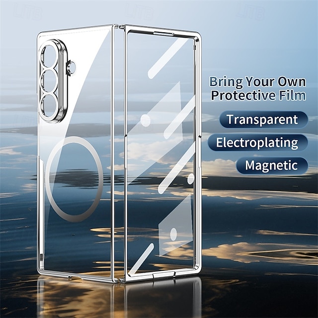  τηλέφωνο tok Για Samsung Galaxy Z Fold 7 Z Διπλώστε 6 Z Fold 5 Z Fold 4 Θήκη μαγνητικής προσρόφησης Μαγνητική Υποστήριξη ασύρματης φόρτισης Ανθεκτική σε πτώσεις PC