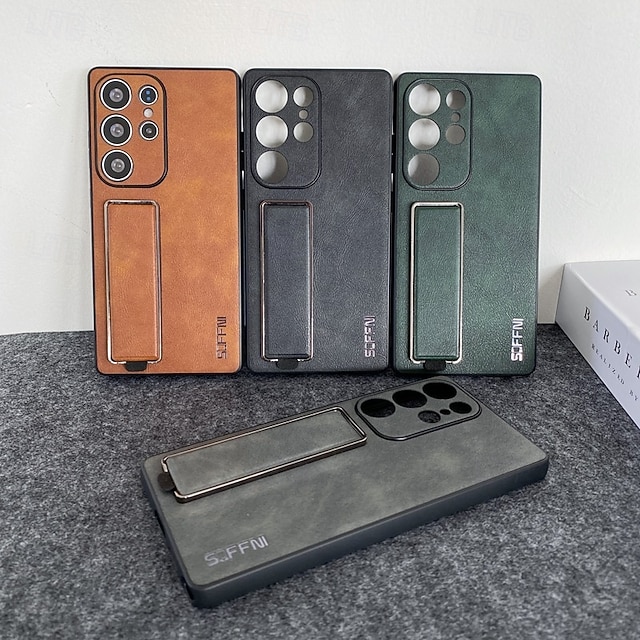  هاتف غطاء من أجل سامسونج جالاكسي اس 25 الترا S24 Ultra S23 Ultra غطاء خلفي مع رباط المعصم مسند الدراجة ضد الصدمات مكتب  /  الأعمال TPU الطلاء