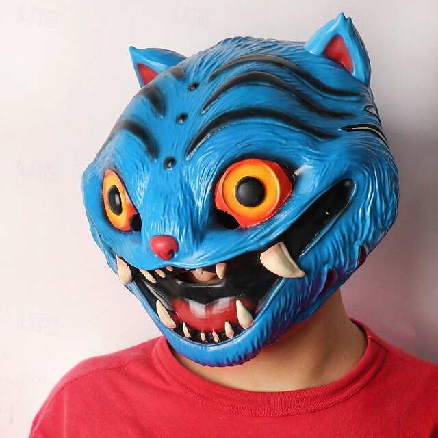 P‘ Clown Maske – Schwarze Kreis-Maske Für Halloween, Karneval & Cosplay
