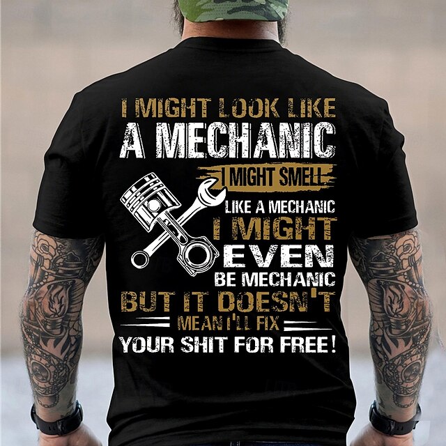 Men's Backprint T Shirt Short Sleeve T shirt 3D Print Crew Neck Shirt Fashion Daily Street Daily Black Summer Spring Clothing Apparel S M L XL XXL XXXL4