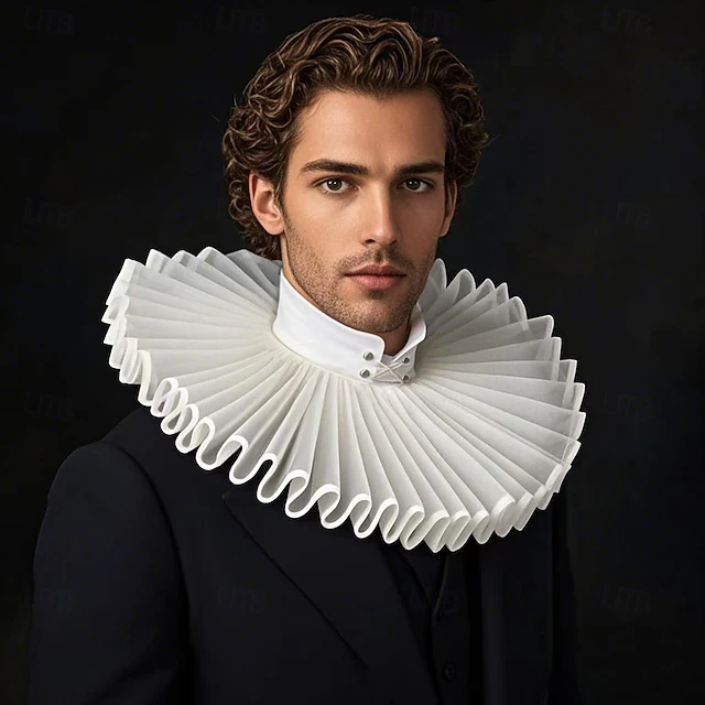 Rococo Victorian Renaissance Elizabethan Ruffle Collar Vampire Circus ...