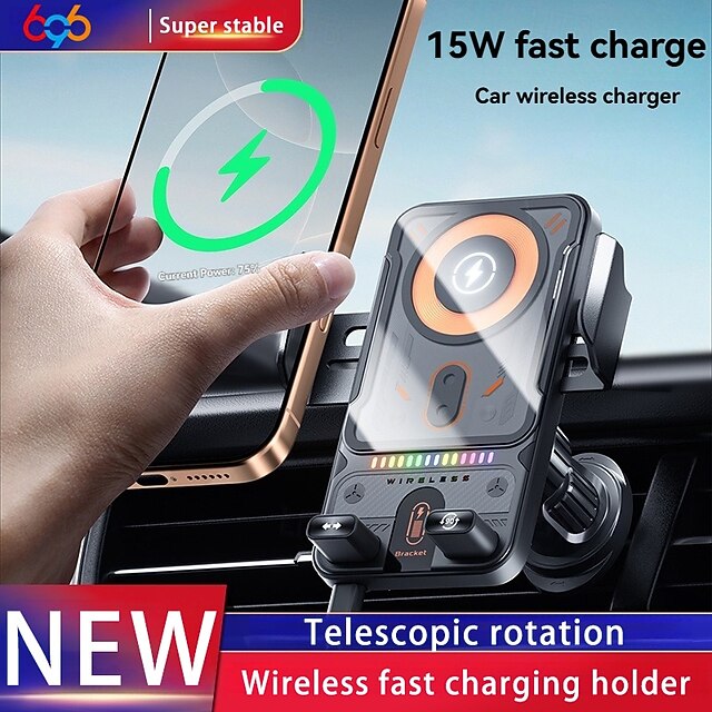  カーベントフォンマウント 回転可 調整可 取り外し可 電話ホルダー のために 車載 ダッシュボード周り 車のトラック と互換性があります すべての携帯電話 携帯電話アクセサリー