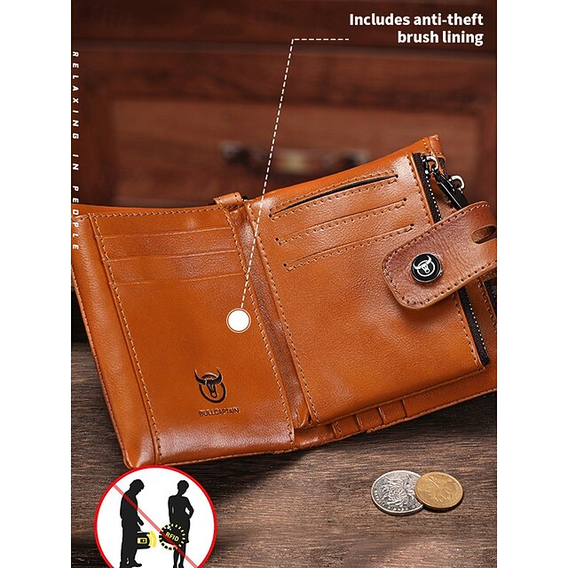 Fa.Volmer Portefeuille En Cuir Véritable | Protection RFID | 9