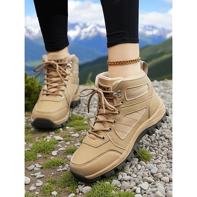  Women's Waterproof Hiking Boots – Durable Non-Slip Outdoor Trekking Shoes for Camping, Travel & Mountain Trails
