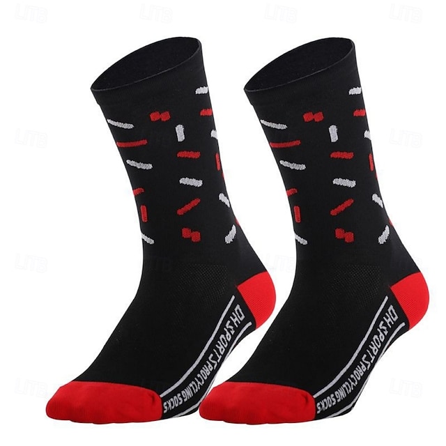  Calcetines Calcetines Ciclismo Calcetines de bicicleta Calcetines deportivos Calcetines atléticos Camping / Senderismo Senderismo Ejercicio al Aire Libre Bicicleta / Ciclismo Alta elasticidad Cómodo