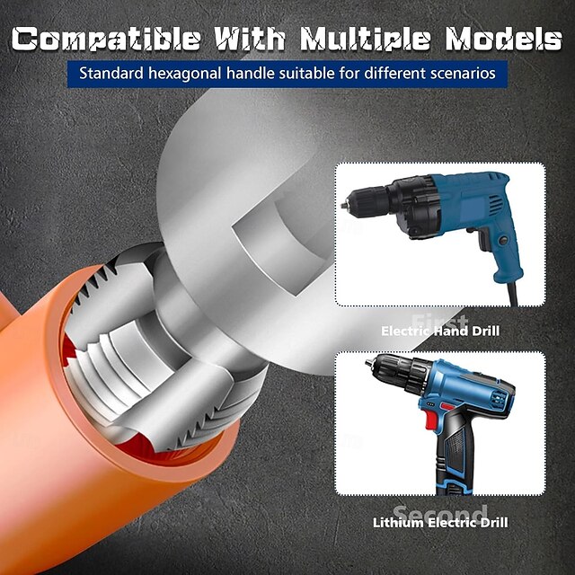 2Pcs Pipe Thread Cutting Tool Integrated Internal & External Pipe ...