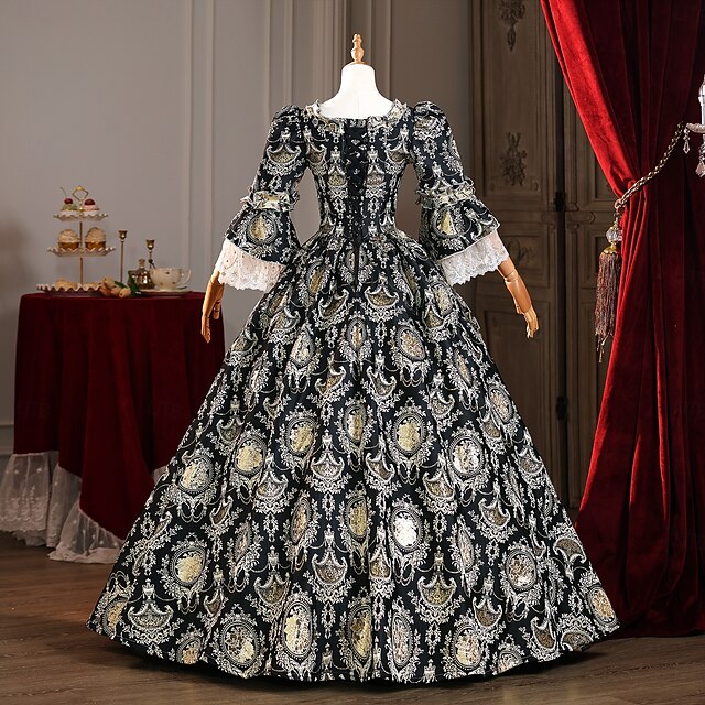 18th Century Women's Rococo Ball Gown Princess Maria Antonietta Rococo ...