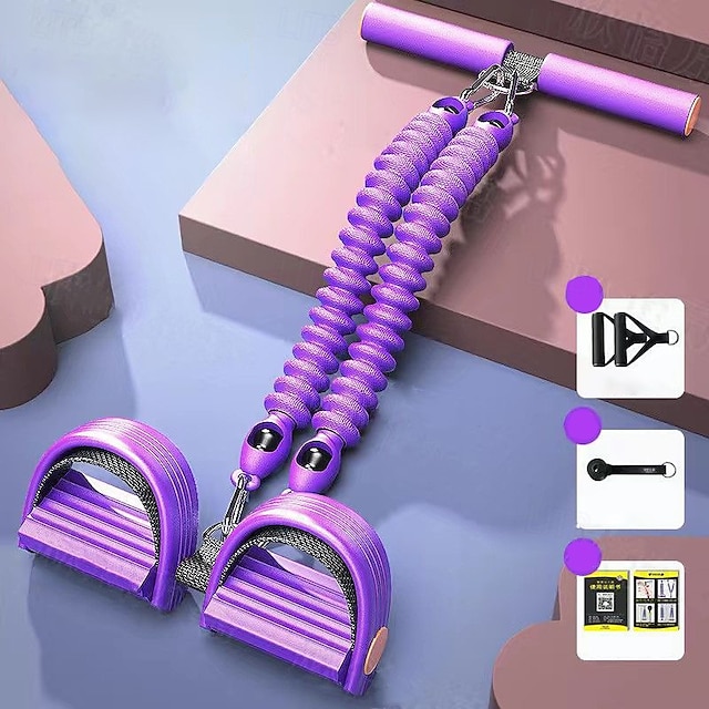  Fune di tensione multifunzione Allenamento dimagrante per addome, vita, braccia e gambe Semplice Elastico Per Pilates Yoga